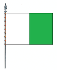 Pieve di Teco zászlaja