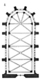 Floor plan of the Chapelle Saint-Louis, drawing by Eugène Viollet-le-Duc