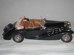 Pocher model of a Mercedes-Benz SSK. Pocher Mercedes.jpg