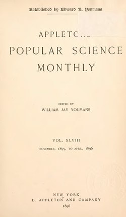 Popular Science Monthly Volume 48.djvu