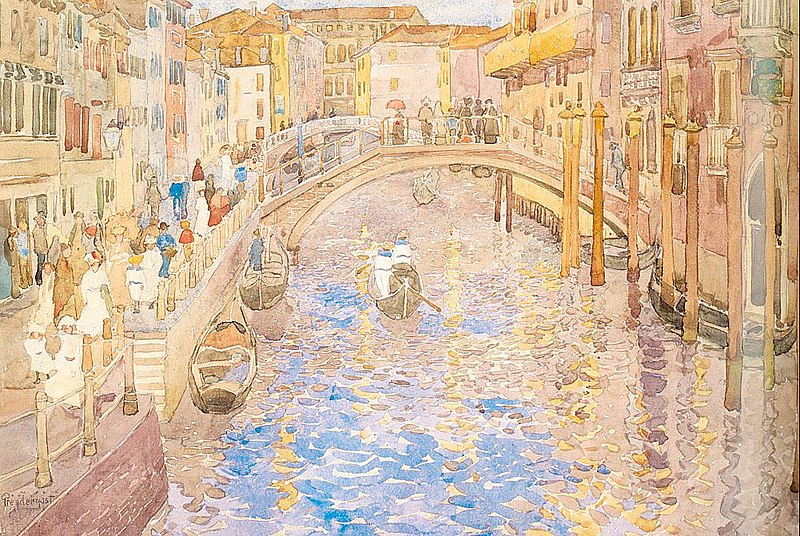 Datei:Prendergast Maurice Venetian Canal Scene 1898-99.jpg