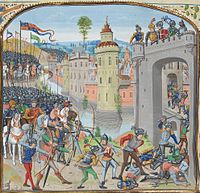 Capture of Caen by Edward III of England and Geoffroy d'Harcourt. Prise caen 1346.jpg