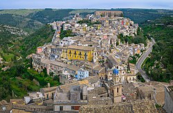 Ragusa, İbla'nin Ragusa Nuova'dan  panoraması