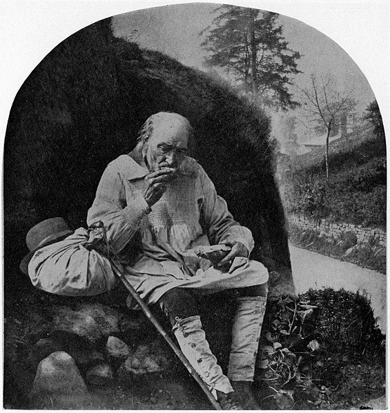 File:Rejlander, Oskar Gustav - Der Wanderer (Zeno Fotografie).jpg