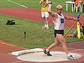 Image 27Remigius Machura preparing to throw within the circle in shot put (from Track and field)