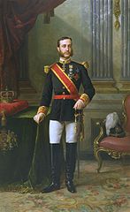 El rey Alfonso XII de España, por Manuel de Ojeda y Siles. 1884.