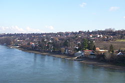 View of Ribnjak from Liberty Bridge