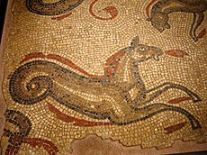 Roman Baths, Bath - Sea Horse Mosaic.jpg