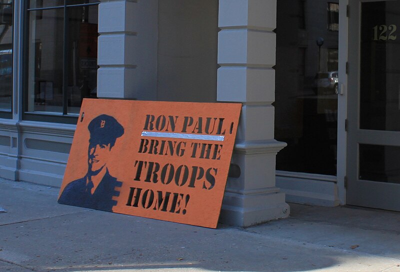 File:Ron Paul Support Sign Ann Arbor Michigan.JPG