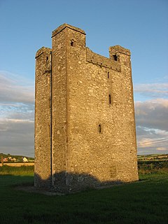 Roodstown Castle tower house located in County Louth, Ireland