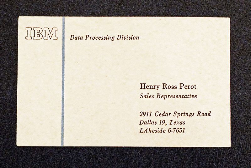 File:Ross Perot IBM salesman business card (5774268683).jpg