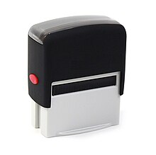 With modern laser-engraving technology, personalized rubber stamps can be made in minutes. RubberStamp blank.jpg