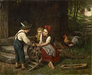 幼い刃物研ぎ師 (1878)