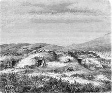 Inuit dwellings found by Carl Koldewey in 1869.