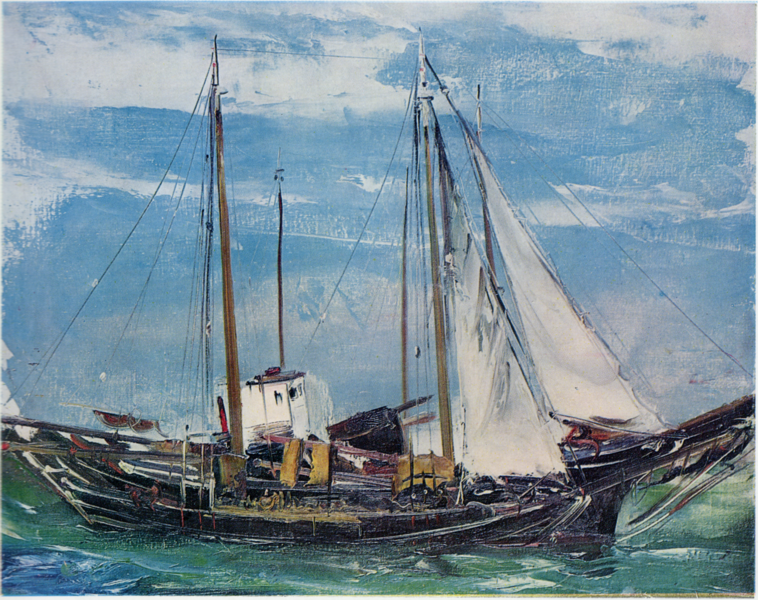 File:SaekiYūzō-1926-Ship at Anchor-3.png