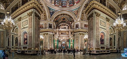 Interior of the Saint Isaac's Cathedral