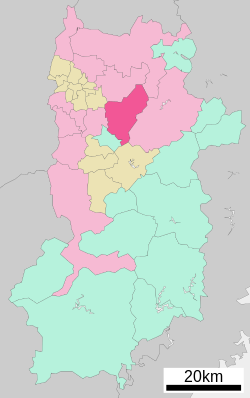 櫻井市位置圖