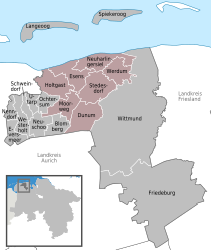 Samtgemeinde Esens – Mappa