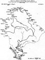 Annex del Tractat de Santo Stefano, mostrant els canvis fronterers de Montenegro