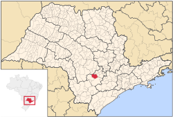 Localização de Guareí em São Paulo