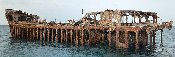 Shipwreck panorama