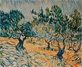 Arbres (copie d'un tableau de Van Gogh)