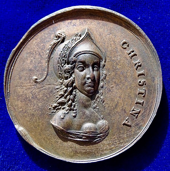 File:Sebastian Dadler Original Medal N.D. (1648), Christina of Sweden, Peace of Westphalia. Obverse.jpg