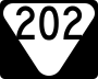 State Route 202 marker
