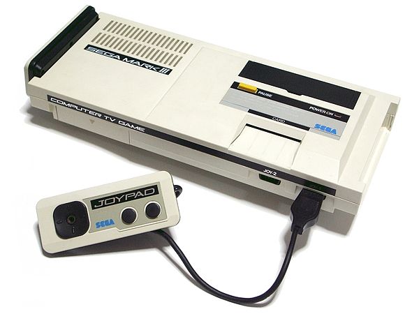 Phantasy Star was originally released on the Master System (Japanese Mark III model pictured).