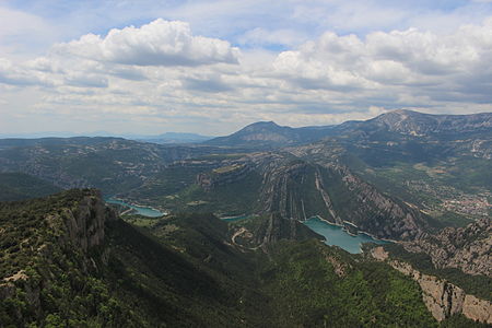 Reservoir La Llosa del Cavall from Serra de Busa © Ramon Padullés