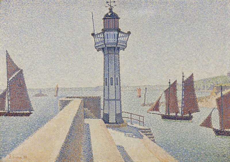 File:Signac - Portrieux, le phare, Opus 183, 1888, KM 104.721.jpg