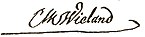 Christoph Martin Wieland, podpis (z wikidata)