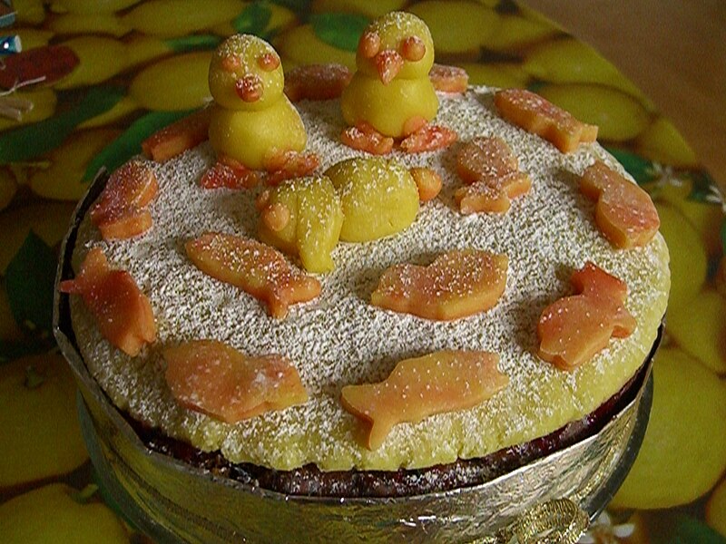 File:Simnel cake with marzipan chicks, March 2008.jpg