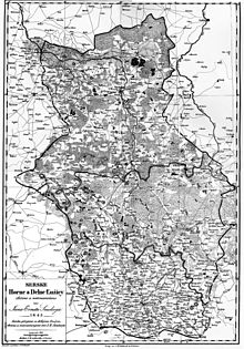 Sorbisches Sprachgebiet 1843