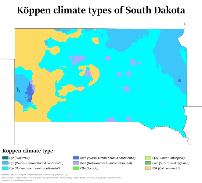 File:South Dakota Köppen.svg