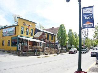 <span class="mw-page-title-main">Slippery Rock, Pennsylvania</span> Borough in Pennsylvania, United States