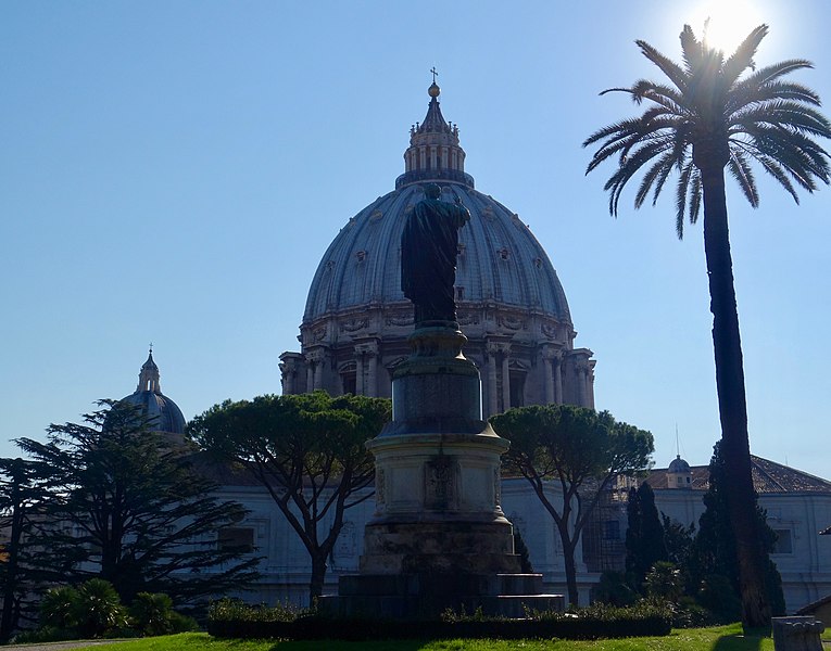 File:St. Peter's Basilica and Gardens of Vatican City (46800323691).jpg