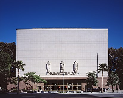 Stanley Mosk Courthouse at 1st Street, 2010