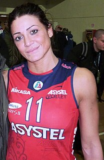 Stefania Sansonna Italian volleyball player