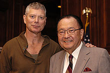 Lang with Senator Daniel Inouye