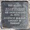 Stolperstein Bülowstr 88 (Schön) Jenny Fabian.jpg