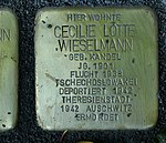 Stolperstein für Cecilie Lotte Wieselmann, Bayreuther Straße 14, Dresden.JPG