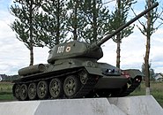 Köprübaşındaki T-34 anıtı