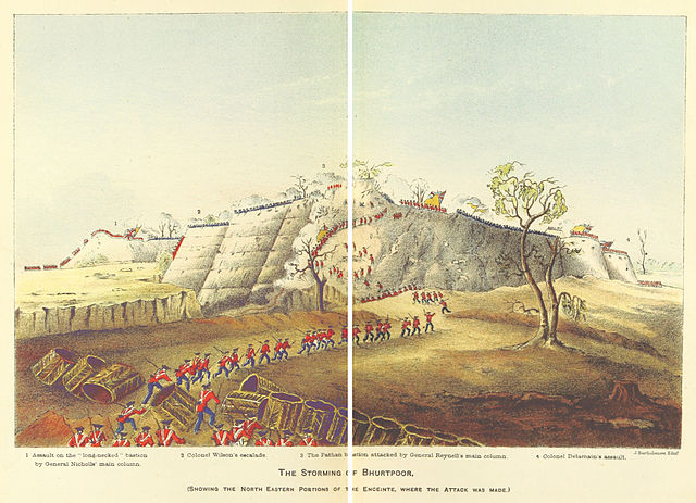 The siege of Bharatpur in January 1805