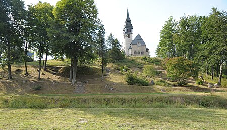 Tannenbergsthal Kirche und Parkanlage