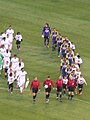 Teams come out