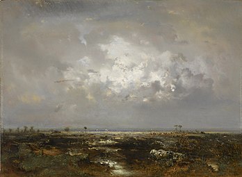 Un marais dans les Landes, après 1844, Walters Art Museum, Baltimore.