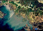 Миниатюра для Файл:The Atchafalaya River delta, Louisiana (USA).jpg