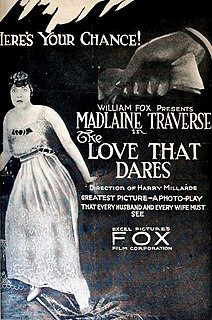 <i>The Love That Dares</i> 1919 film by Harry F. Millarde