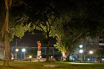 The Magsaysay Monument in Plaza Independencia